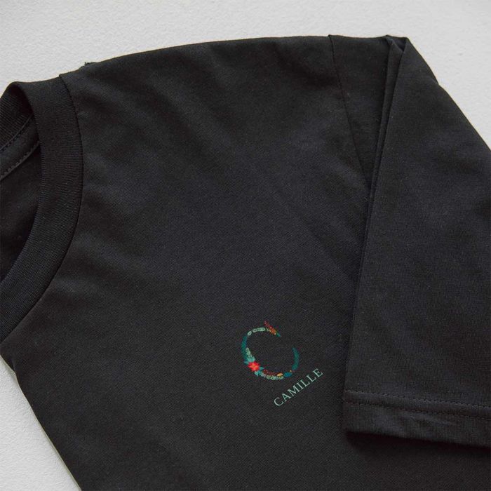 T-shirt personnalisé avec Monogramme hivernal